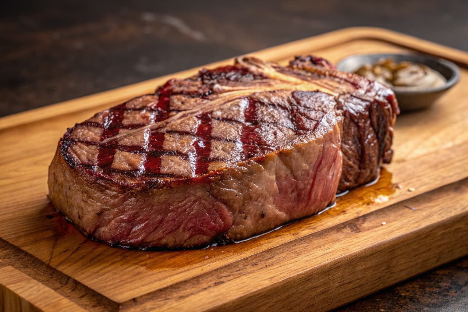 Certified Prime Black Angus steaks displaying exceptional marbling and perfect sear